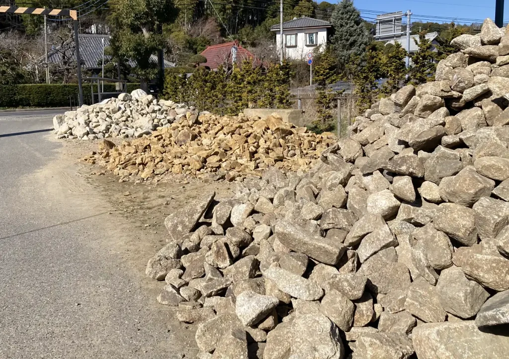 DIY/石積み用の積み石を購入するなら昌造園(千葉県茂原市)/木曽石・ミカモ石/軽トラック運搬/雑木・ドライ・ワイルドガーデン