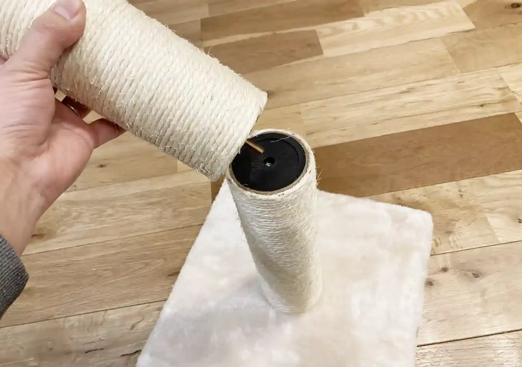 猫壱・バリバリつめとぎポール(インプレ口コミ)/使ってみた感想/猫用スタンド型/シンプルで丈夫/高さ