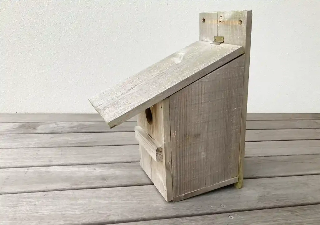 DIY/子供と作れるシジュウカラの巣箱「夏休みの工作」/作り方/小鳥が入らない/子育て